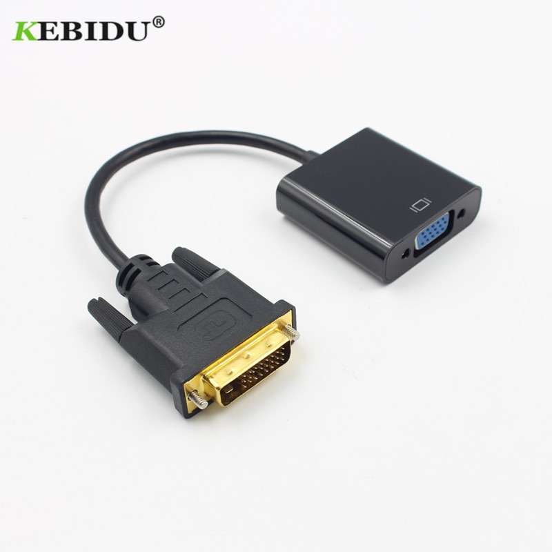 KEBIDU VI-D DVI VGA   ̺ ȯ 24 + 1 25Pin DVI-D VGA 15Pin Ȱ 1080P TV PS3 PS4 PC 
